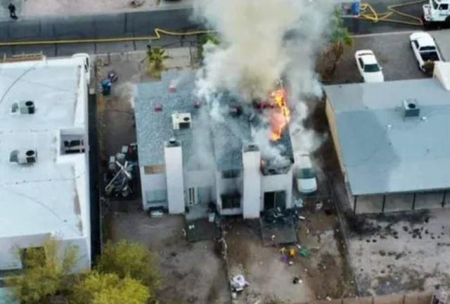 Neighbors describe frantic effort to enter burning Arizona home where 5 kids died: "Screaming at the tops of our lungs" - CBS News