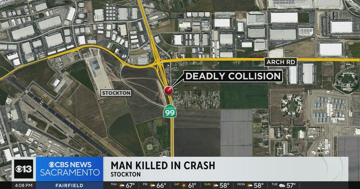 Man killed in crash on Highway 99 in Stockton