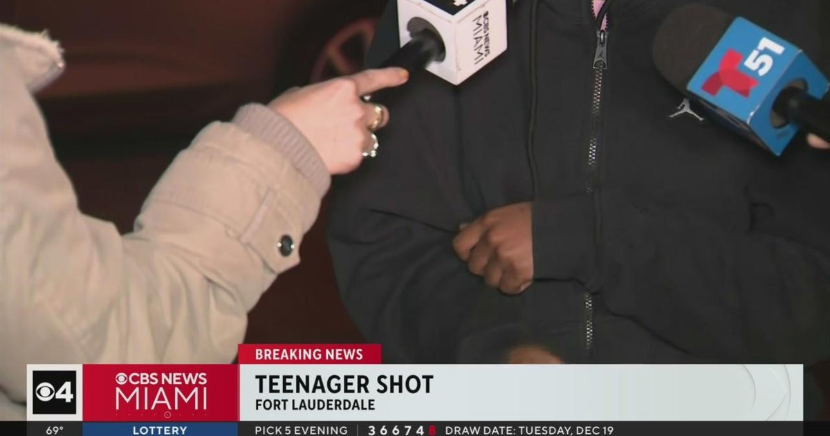 Teen shot in Fort Lauderdale - CBS Miami