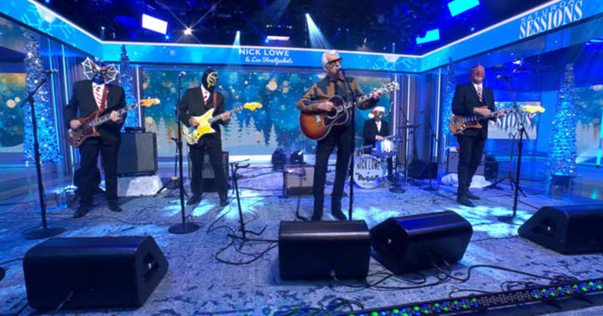 Saturday Sessions: Nick Lowe and Los Straitjackets perform “Let it Snow”