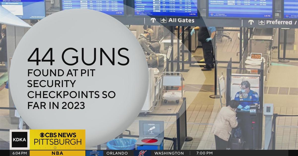 TSA has found 33 guns at PIT airport checkpoint in 2023; on pace