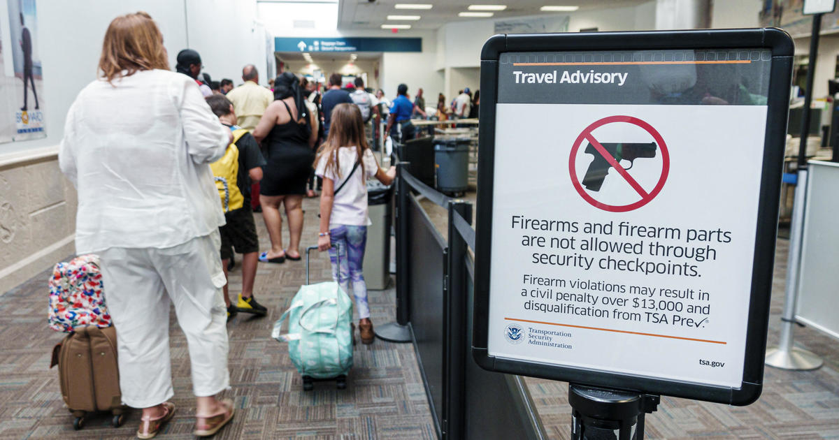 TSA спря жена да внесе зареден пистолет в полет на Бъдни вечер на Национално летище Рейгън
