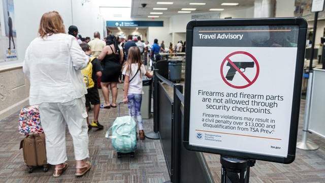 TSA security screening checkpoint 