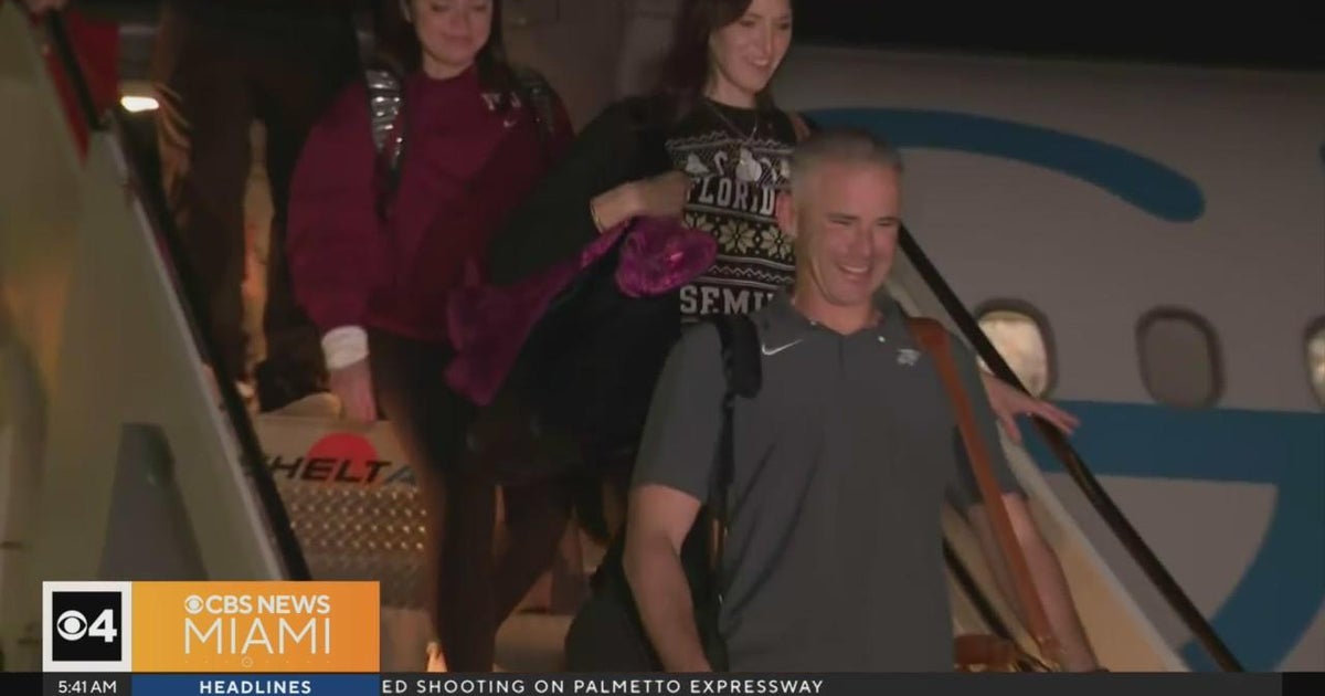Florida Condition Seminoles arrive in South Florida ahead of Orange Bowl
