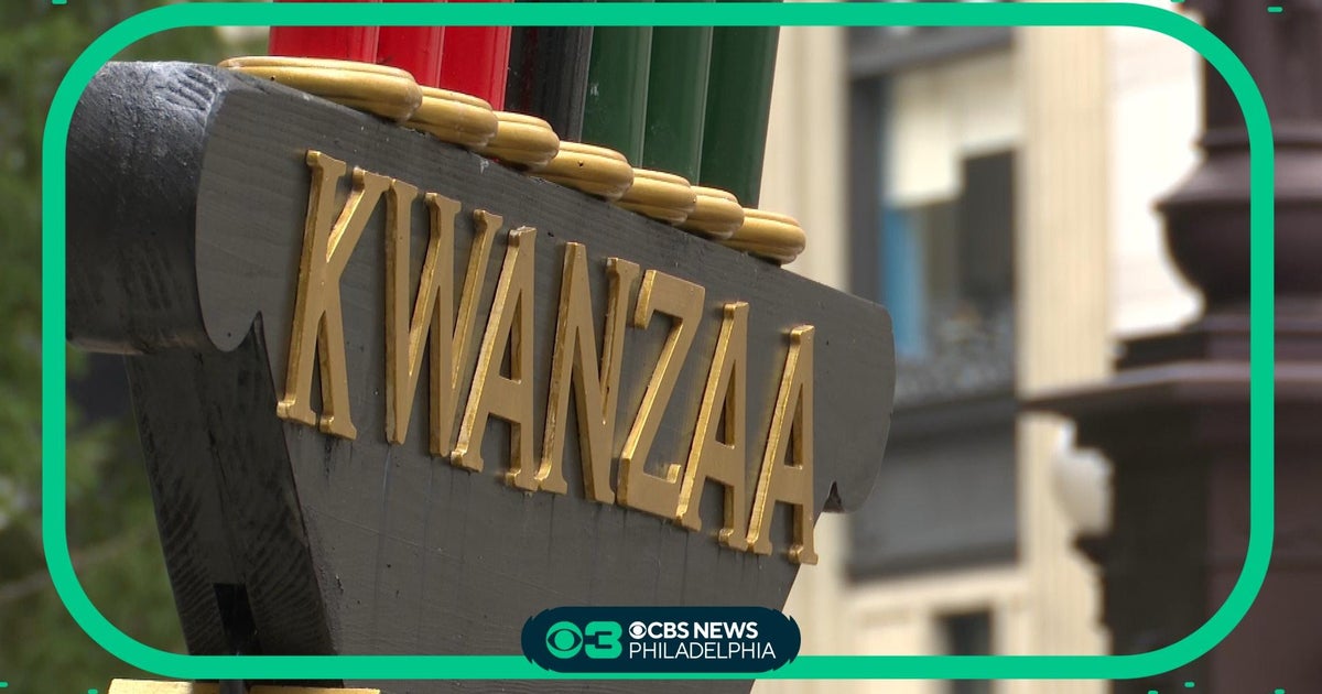 First Kwanzaa candle lit at Philadelphia City Hall CBS Philadelphia