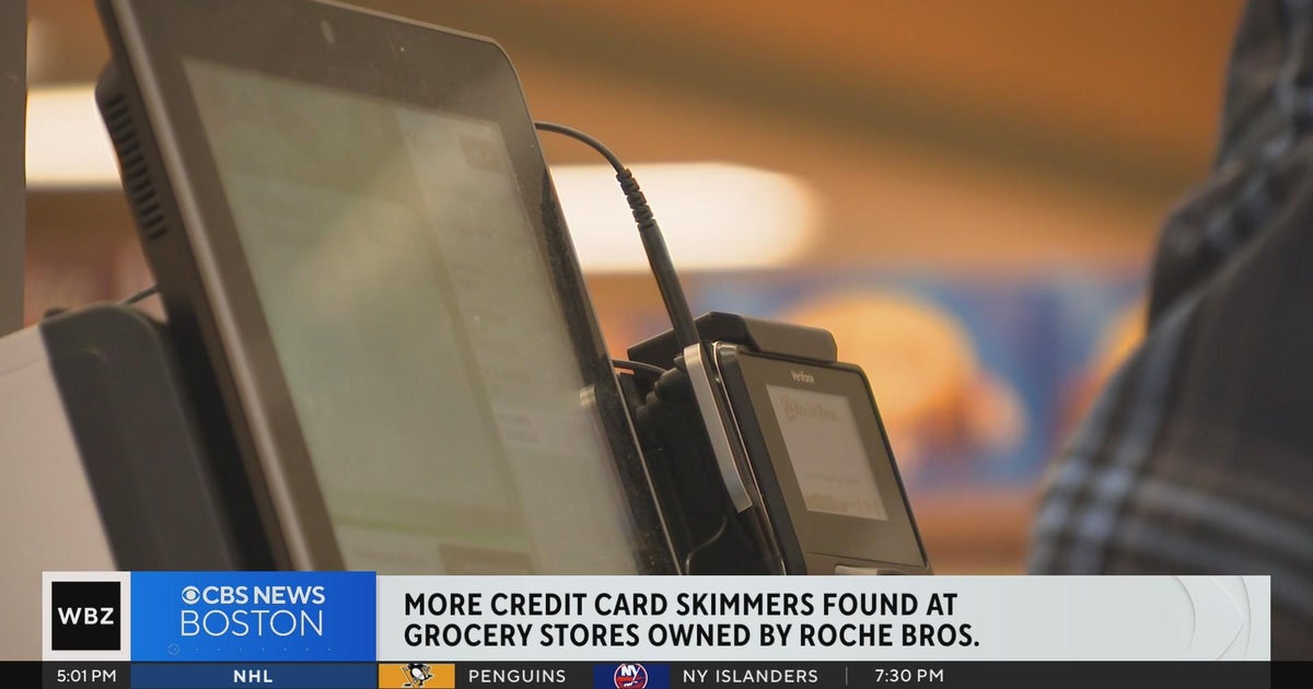 Credit card skimmers found at 4 more Massachusetts supermarkets - CBS ...
