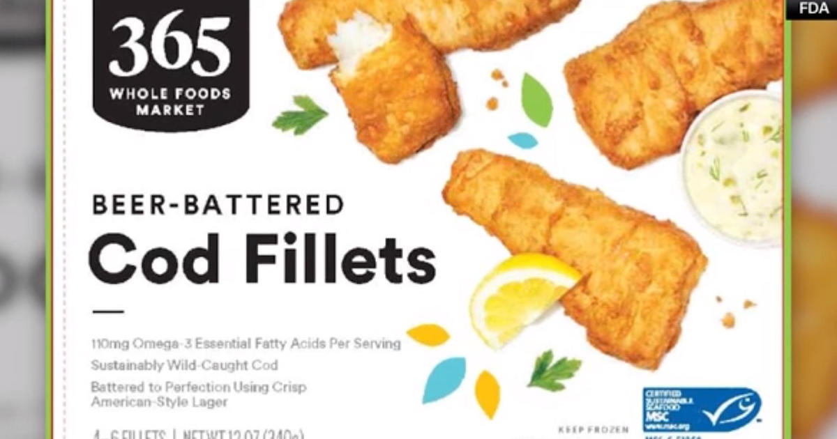 Entire Food items fish fillets recalled due to allergen