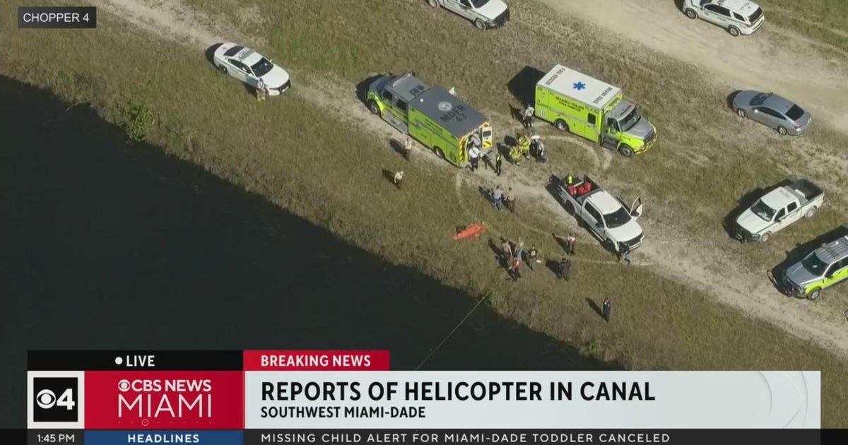 Helicopter crashed into a southwest Miami-Dade Helicopter crashed into a southwest Miami-Dade