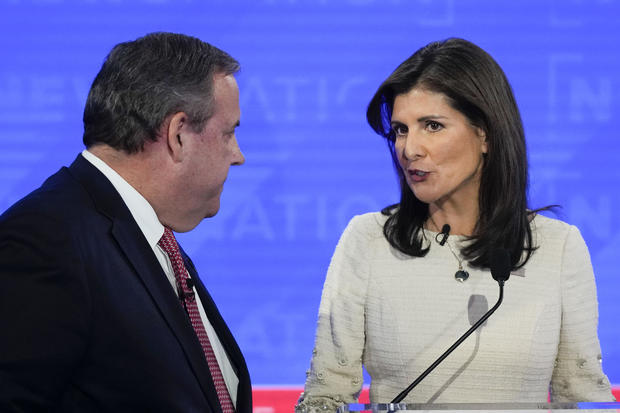 Nikki Haley and Chris Christie on collision course in New Hampshire's first-in-the-nation primary - CBS News