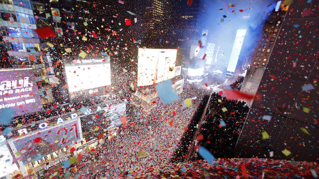 New Year's Eve in Times Square in New York City 