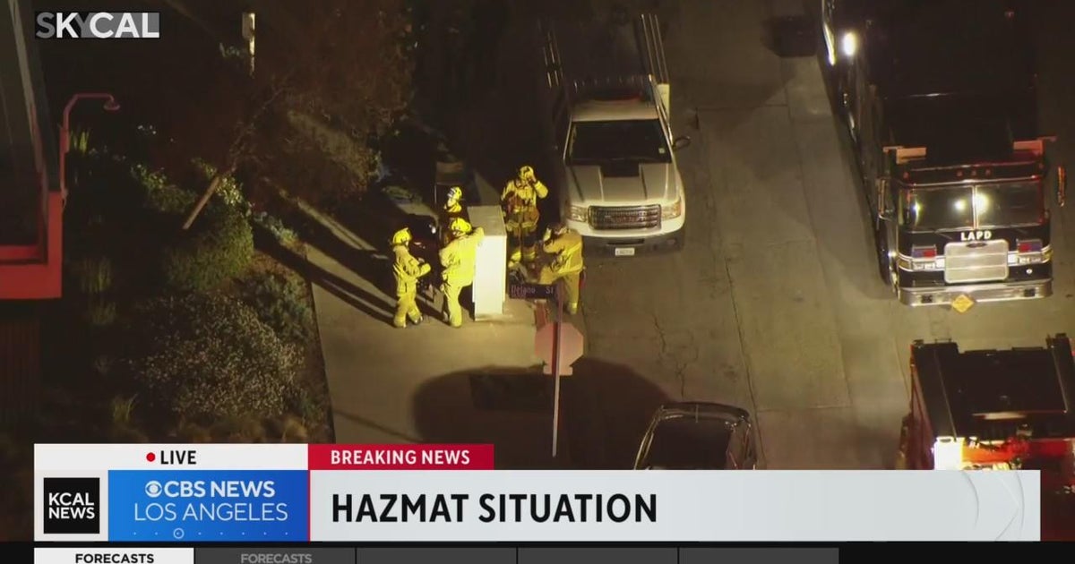 Hazardous material investigation underway near Van Nuys City Hall - CBS ...