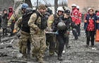 Aftermath of a Russian missile attack in Zaporizhzhia 