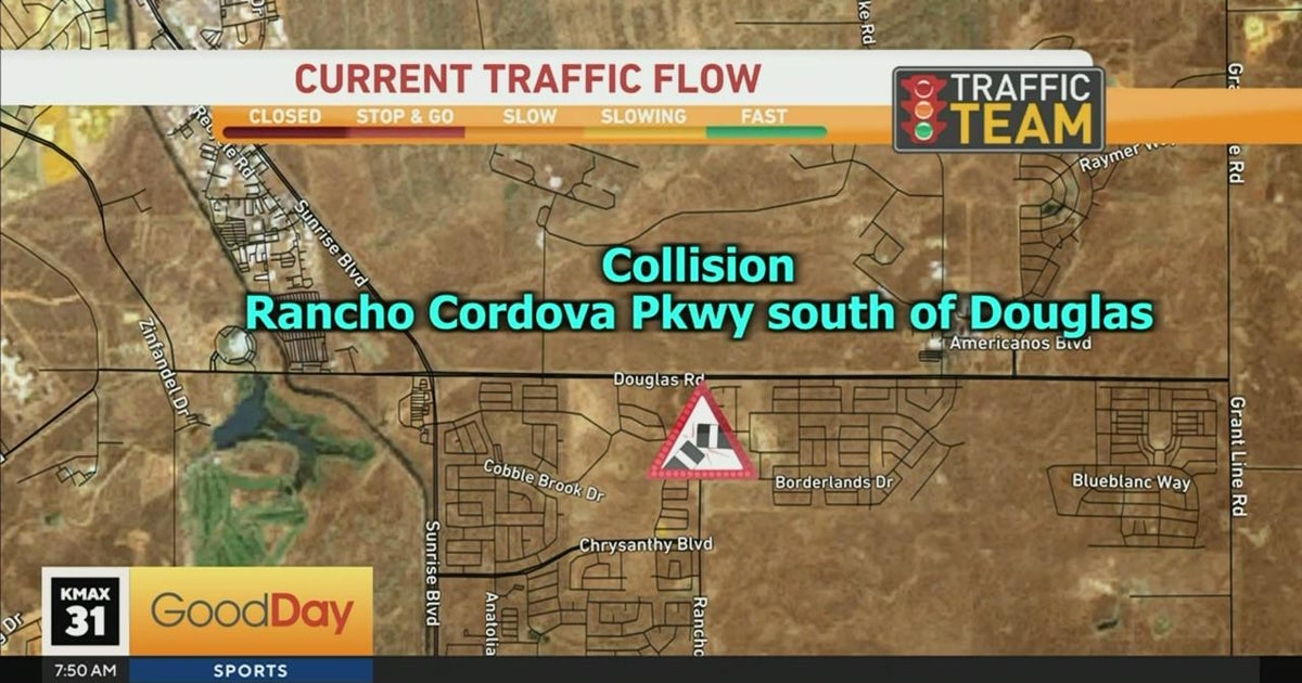 Crash in Rancho Cordova leaves one person in critical condition