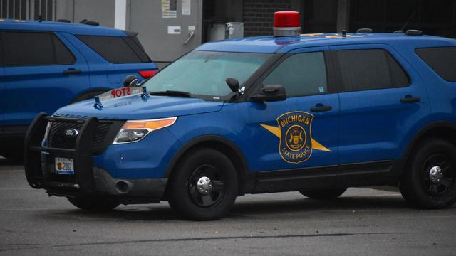 Michigan State Police car 