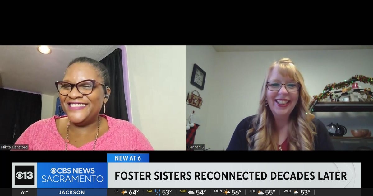 Former Stockton foster child reconnects with foster sister