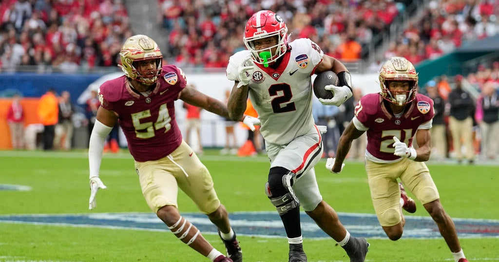 Florida State, No. 4, falls to No. 6 Georgia 63-3 in Orange Bowl matchup