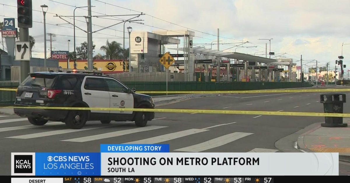 Shooting near Metro platform in Hyde Park leaves one man dead - CBS Los ...