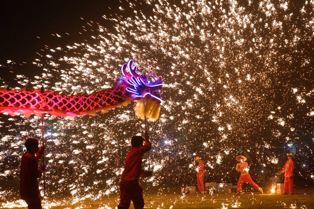 New year celebrations in China