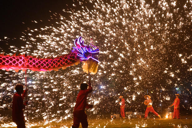 New year celebrations in China 
