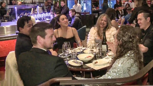 New Year's Eve revelers 