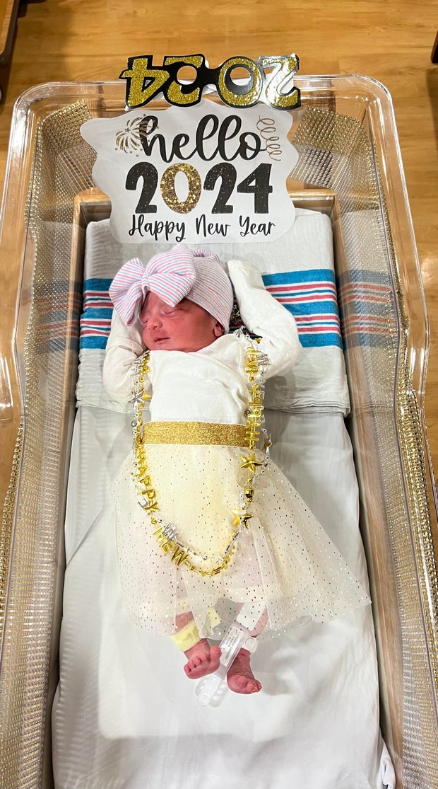 TriState Area hospitals share photos of first babies born in 2024