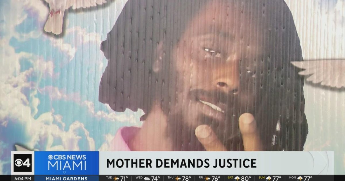 Mother demands justice in killing of son at Broward Jail - CBS Miami
