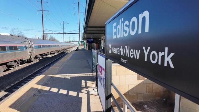 Edison train station in New Jersey 