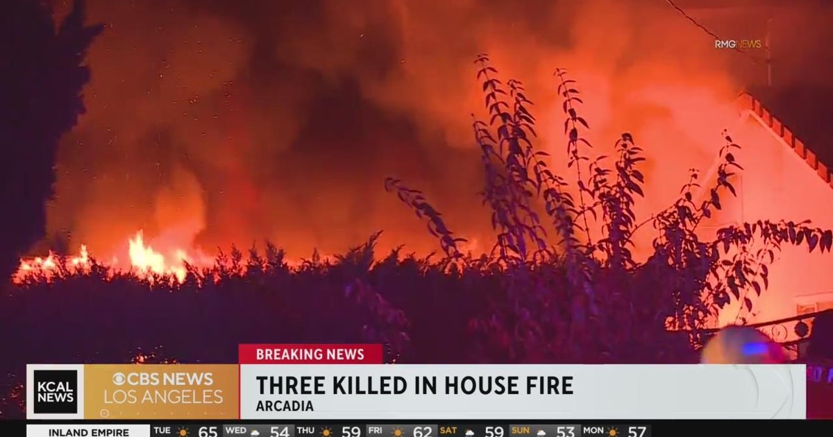 3 killed in house fire in Arcadia - CBS Los Angeles