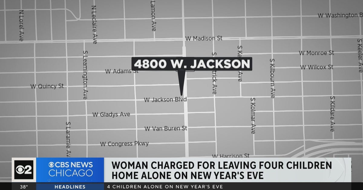 Woman charged for leaving 4 children home alone on New Year's Eve - CBS ...