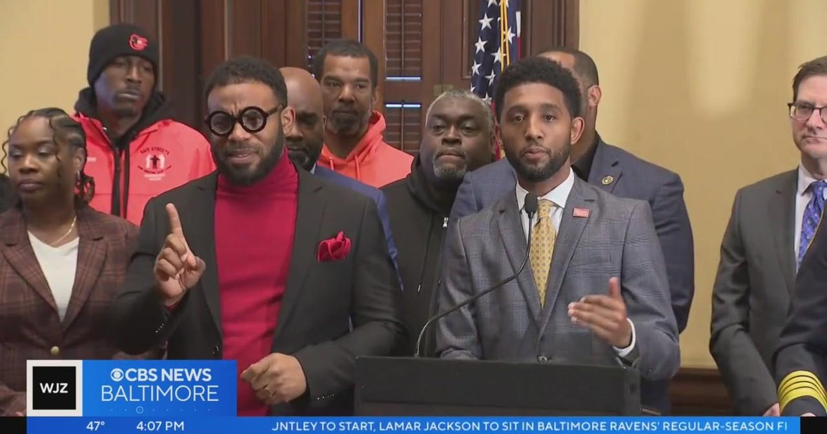 Mayor touts Baltimore's crime reduction progress, but not ready to ...