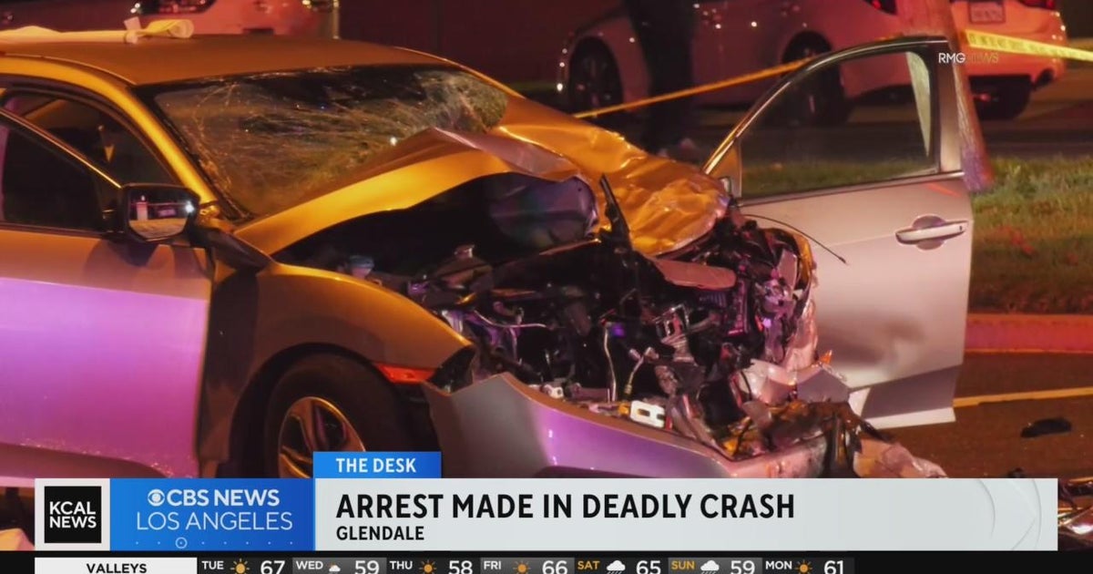Glendale police arrest suspected DUI driver after deadly crash - CBS ...