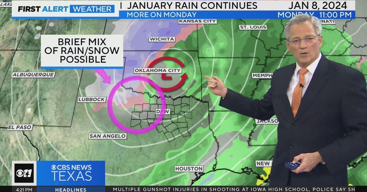 Rain tonight, a clear weekend and then more rain is coming on Monday ...