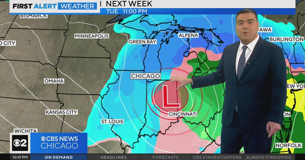 Chicago First Alert Weather: Winter storm coming next week? - CBS Chicago