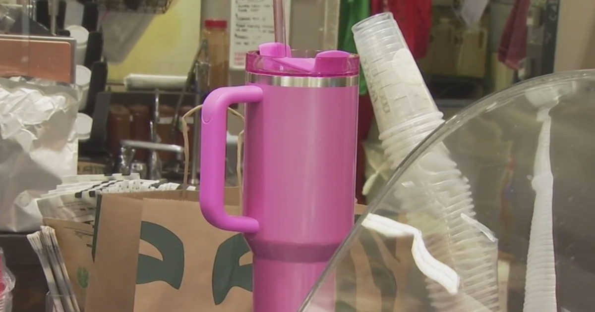 Why are these pink Stanley tumblers causing shopping mayhem? - CBS