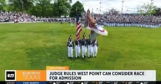 Judge rules West Point can consider race for admission - CBS Texas