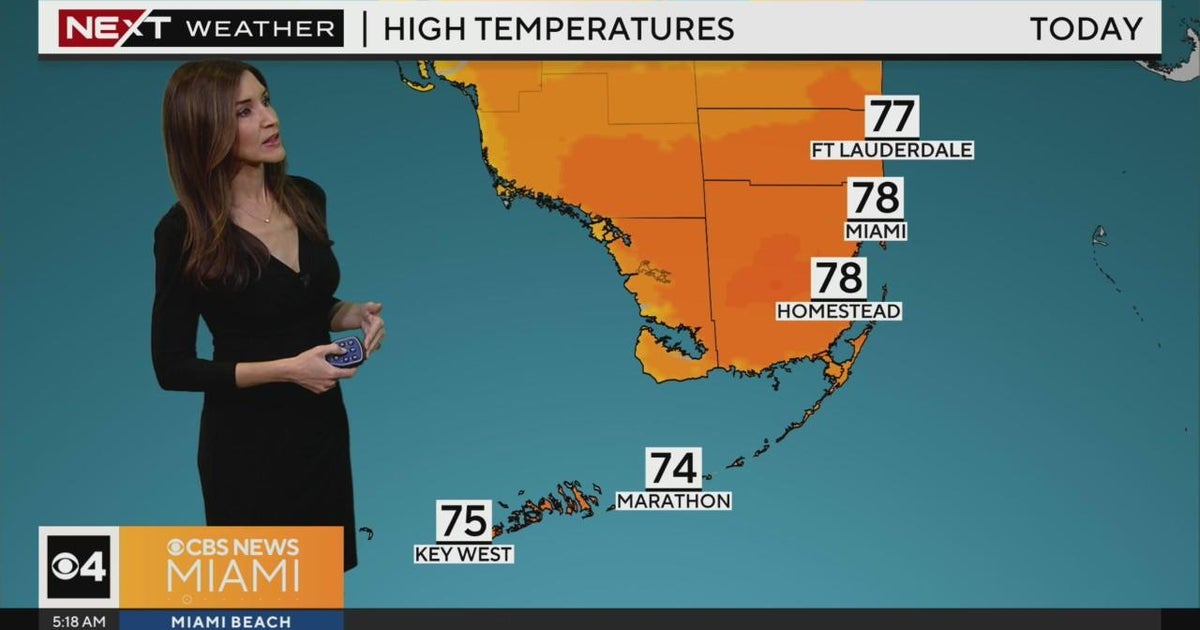 Miami Weather for Thursday 1/4/2023 5AM - CBS Miami