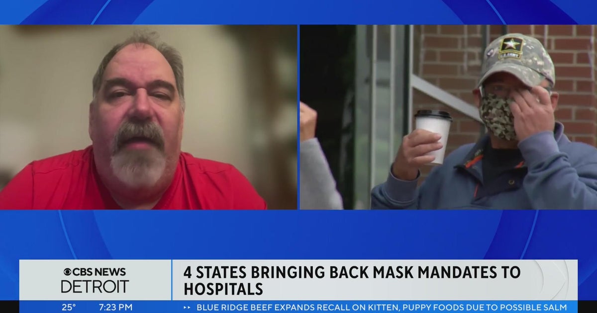 4 states bringing back mask mandates - CBS Detroit