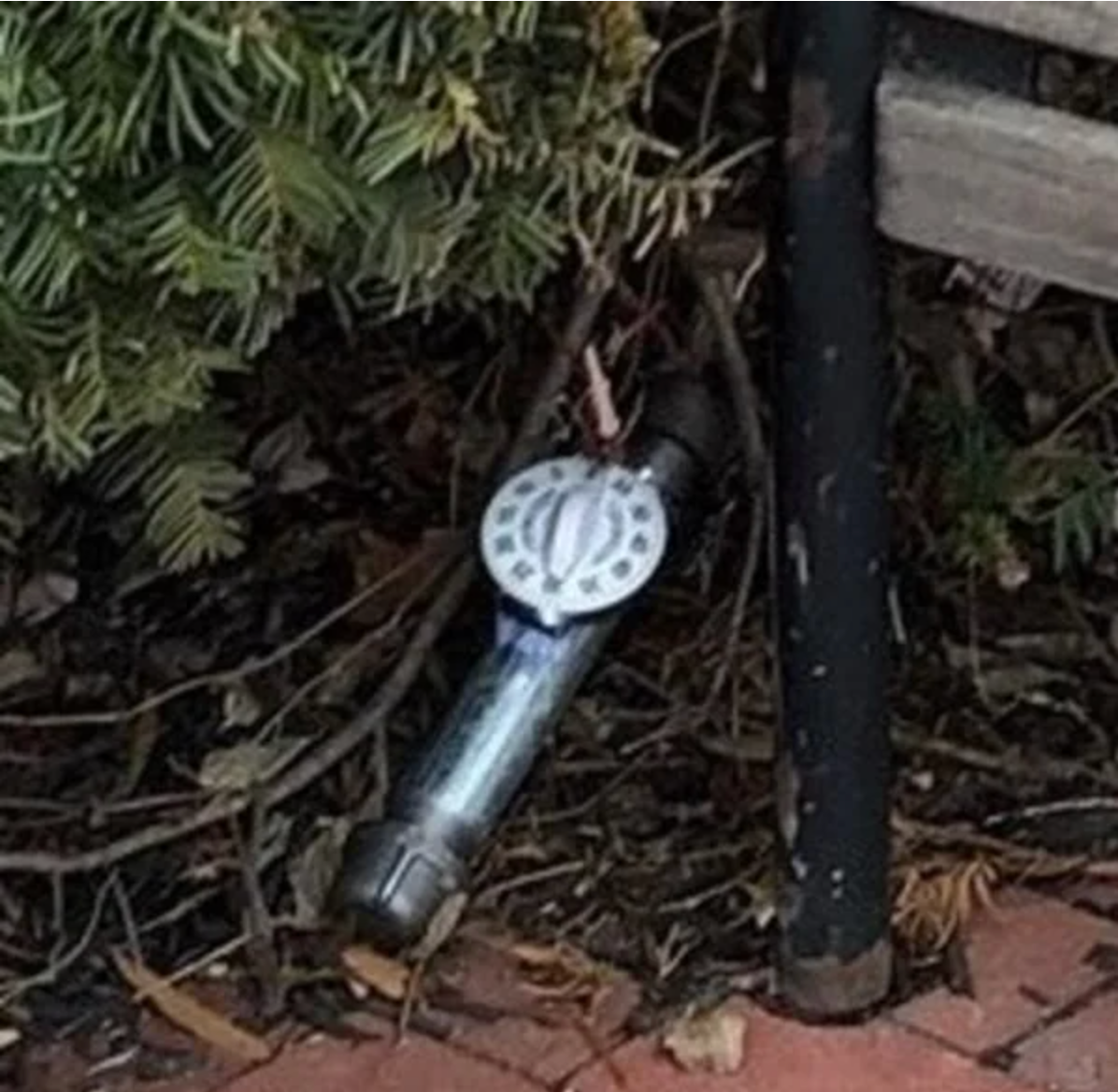 One of the D.C. pipe bombs found on Jan. 6, 2021 