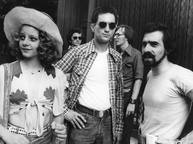 On the set of Taxi Driver 