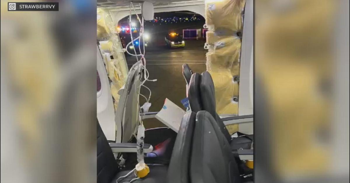 Der Türstopper, der während des Fluges von einem Flugzeug der Alaska Airlines gesprengt wurde, wurde im Hinterhof gefunden
