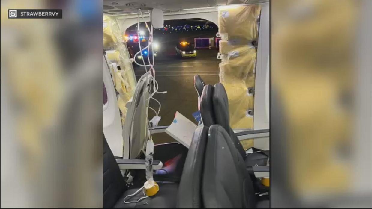 Alaska Airlines flight forced to make emergency landing after window