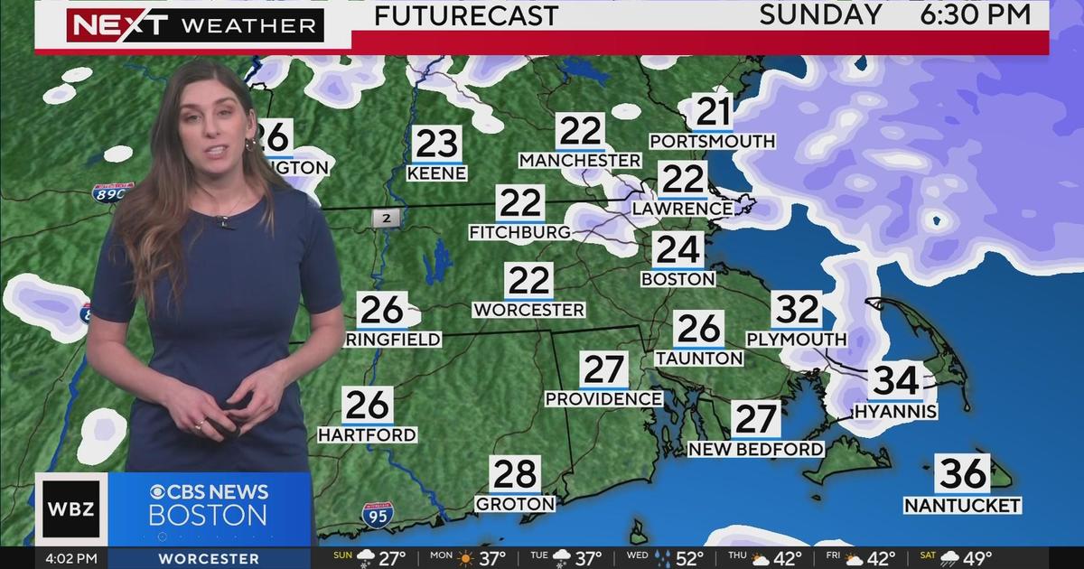 Next Weather: WBZ late afternoon forecast for January 7, 2024