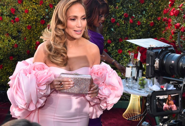Jennifer Lopez at the 81st Golden Globe Awards