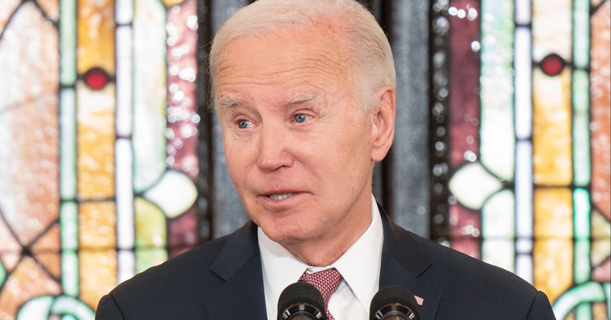 Biden continues chiding Trump's actions on Jan. 6 - CBS News