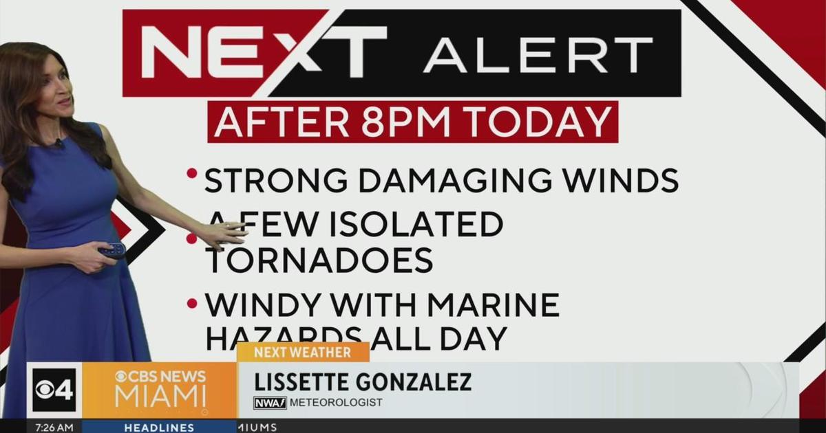 Miami Weather For Tuesday 1 9 2024 7AM CBS Miami   8bed9042fce5f26652ec6419cb48fcf5 