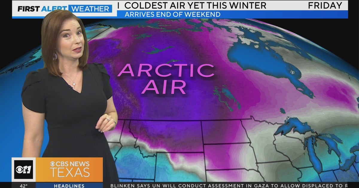 Coldest air yet to hit North Texas Friday morning - CBS Texas