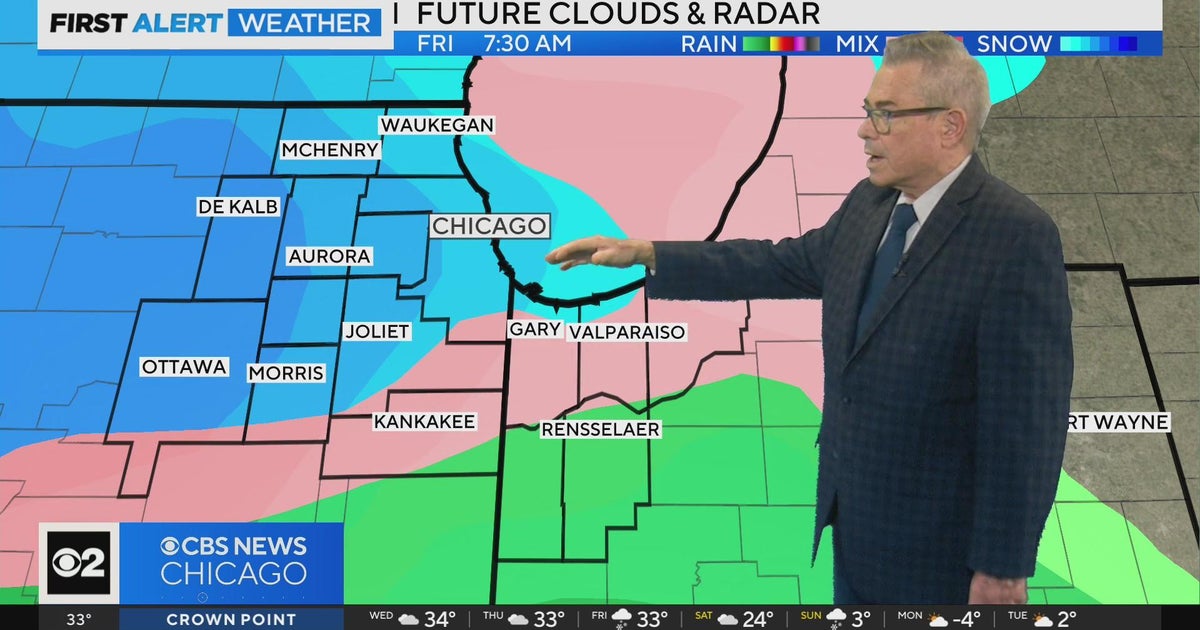 Snow showers for tonight - CBS Chicago