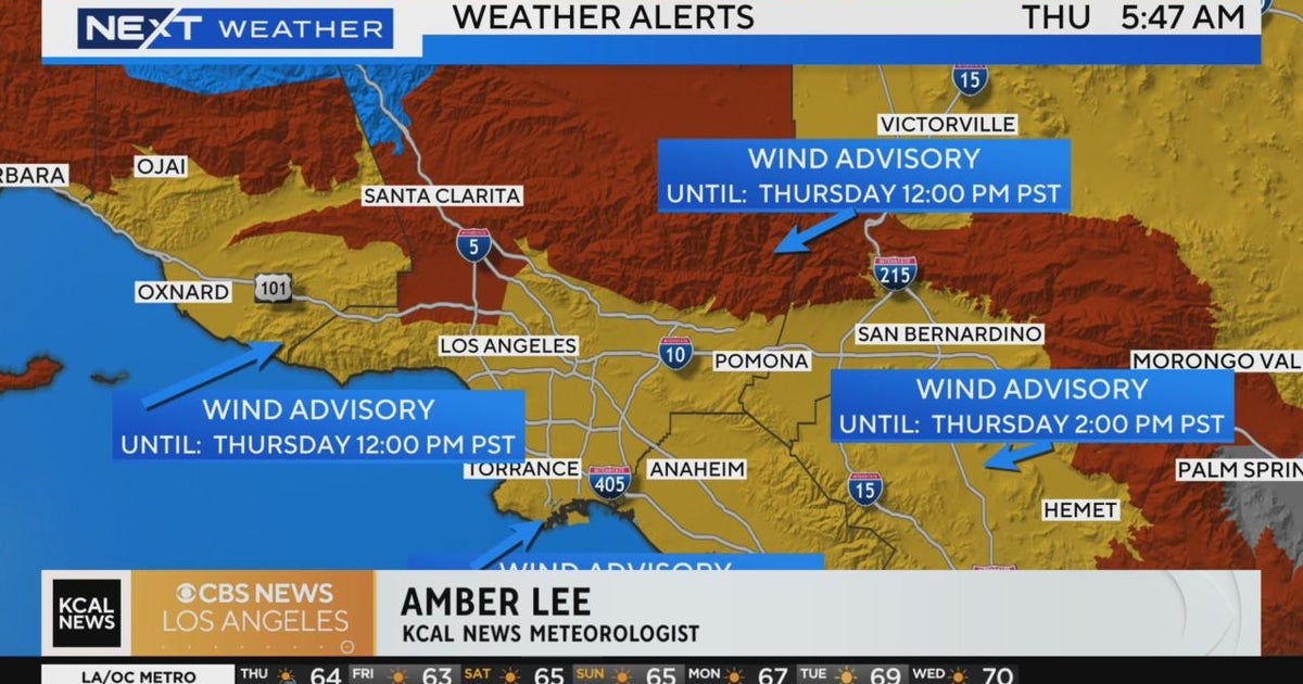 Amber Lee's Morning Weather (January 11) - CBS Los Angeles