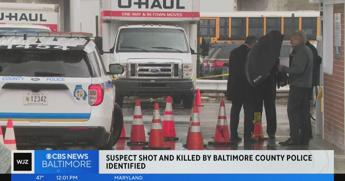 Suspect shot and killed by Baltimore County police identified - CBS ...