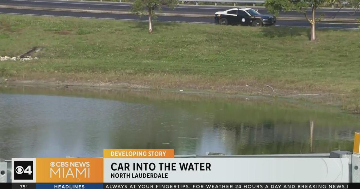 Motor vehicle plunged into North Lauderdale Turnpike retention pond, driver killed